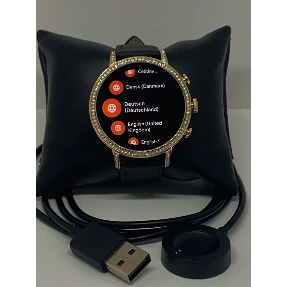 Fossil Gen 4 Authentic Digital Dial Smart Watch Custom Band FTW6015 QT474